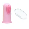 Cepillo de Dientes de Silicona para Dedos de Mascotas para Gatos y Perros, Disponible en Stock, Adecuado para Mascotas de Varios Tamaños Grandes, Medianos y Pequeños