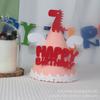 Coreano ins Celebridade da Internet Chapéu de Desenho Animado de Aniversário Bonito Feltro Bebê Aniversário Festival Celebração Usar Chapéu Colorido Decorativo