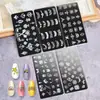Suministro Transfronterizo de Juegos de Placas de Estampado para Uñas, Plantillas DIY de Transferencia para Uñas, Venta al por Mayor de Fabricantes