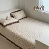 Capa de Cama de Algodão Lavada à Areia Estilo Francês Conjunto de Três Peças, Capa de Cama Tatami, Capa de Colcha Conjunto de Quatro Peças, Quatro Estações