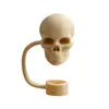 Tapa Antipolvo para Popote de Calavera de Halloween para Stanley Cup, Tapa de Polvo para Popote, Tapón Antiderrames, Tapa de Popote Transfronteriza de 10 mm