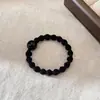 Novedoso Elástico para el Cabello con Perlas para Deporte, Cuerda para Cola de Caballo Alta, Banda de Goma Duradera de Alta Elasticidad para Mujeres