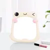 Espejo de Tocador Simple de Alta Definición de un Solo Lado Celebridad de Internet Portátil Dormitorio de Estudiante Rana de Dibujos Animados Espejo de Tocador Plegable de Escritorio