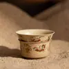 Colador de té cerámico de Dunhuang para uso doméstico, filtro de té integrado, separador de té y agua, dispensador de té, juego de té, accesorios para ceremonia del té
