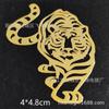 Atacado de fábrica estilo chinês padrão Dragão Tigre Fênix Kirin carpa peixe duplo Lobo Águia Computador celular metal adesivo
