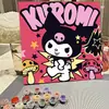 Pintura acrílica dibujos animados infantiles hecho a mano diy pintura al óleo digital pintura al óleo al por mayor verano graffiti decoración para colorear pintura para colgar