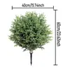 2025 Amazon Mais Vendido Planta Verde Artificial Árvore de Cipreste Pequena Plantada no Chão Cipreste Artificial Bonsai Decoração de Casa Decoração de Jardim