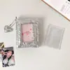 Naihuhu M5 Álbum de Tarjetas de Hojas Sueltas de 3 pulgadas Álbum de Fotos para Perseguir Estrellas con Lazo de Niña Álbum de Almacenamiento Magnético Polaroid para Estudiantes