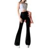 Pantalones Micro Acampanados para Mujer, Ropa Exterior Delgada de Primavera y Otoño, Cintura Alta, Moldeadores de Vientre, Levanta Glúteos, Aspecto Adelgazante y Más Alta, Pantalones Deportivos de Yoga Barbie Tiburón