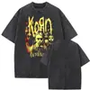 Camiseta Korn Falling Away from Me Vintage Lavada Sk