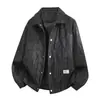 2396 Jaqueta 2026 Nova Outono/Inverno Tendência Retro Americano Tamanho Plus Jaqueta Estilo Hong Kong Moda Masculina Jaqueta Estilosa