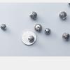 Cuentas redondas geométricas de plata tailandesa S925 de 8-10 mm con patrón, hechas a mano, accesorios de joyería DIY, venta al por mayor, T0328