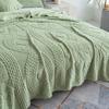 Manta Jacquard de Tafetán Nueva Manta de Color Sólido Manta Multifuncional para Siesta Manta para Sofá Aire Acondicionado Comercio Exterior Transfronterizo