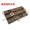 Expositor de joyería de alta calidad, escalera de tres niveles, soporte de exhibición para pulseras, jade, soporte para collares, pulseras, joyero