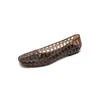 Sapatos de Gelatina Quadrados para Fotos de Casamento, Sapatos de Cristal, Tamancos para Mulheres, Roupa de Verão, Sapatilhas Planas Fofas