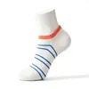 Calcetines de algodón puro para mujer transfronterizos, calcetines invisibles de corte bajo antideslizantes de colores dopamina, talón antideslizante, calcetines cortos para mujer antipelusa