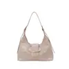 Tendencia transfronteriza estilo coreano bolso de mano tipo dumpling para mujer 2026 verano nuevo color sólido lujo ligero bolso de un solo hombro bolso para el trabajo y para llevar debajo del brazo