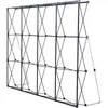 Soporte de Banner Retráctil de Hierro Tablero de Fondo Plegable para Firmas Soporte para Tablero KT de Pintura en Spray Soporte para Pantalla Grande de Publicidad