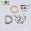 Fabricantes de acessórios de ferragens para malas Li Feng Fivela D Argola D Metálica Argola D de Ferro Fivela D Ferradura
