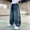 Pantalones vaqueros para niño, pantalones largos, colección de otoño 2026, estilo nuevo, pantalones largos de moda para niños mayores, pantalones de primavera y otoño, a la moda