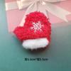 Desenhos animados acessórios de boneca de pelúcia de Natal boneco de neve idoso árvore de Natal alce broche cachecol sapatos e chapéus acessórios decorativos