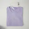 Ropa nueva de yoga alta elasticidad sin costuras ajustada para mujer camiseta deportiva de manga corta transpirable de punto alta elasticidad fitness camiseta corta