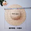Mini Sombreros de Paja, Bases para Sombreros de Paja, Sombreros de Paja de Trigo, Sombreros Solares para Mascotas, Sombreros de Paja para Muñecas, Mini Sombreros de Paja para Casas de Muñecas, Fábrica
