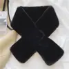Bufanda Acolchada para Mujer en Otoño e Invierno, de Alta Gama y Cálida, Bufanda para Estudiante Adulta, Nuevo Protector de Cuello Engrosado Estilo Coreano para Mujer