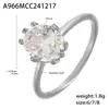Anillo de alta joyería para mujer con zircón ovalado, estilo INS, europeo y americano, transfronterizo, boda, moda, diseño versátil, joyería