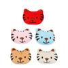 Accesorios de Cabeza de Animal de Peluche de Dibujos Animados Sombrero de Tigre Gato Accesorios para Ropa Zapatos Rellenos de Algodón DIY Calcetines Guantes Materiales Decorativos