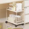 Prateleira de armazenamento sob a mesa estante de livros móvel de piso carrinho lateral para mesa de escritório estante ao lado da mesa armazenamento de bolsas de livros estante