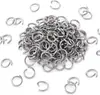 500 piezas por paquete Acero Inoxidable 304 Arandelas Abiertas Arandelas Cerradas Accesorios para Joyería Pulsera Collar Eslabones de Cadena Hechos a Mano Anillos O