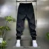 Pantalones casuales deportivos de exterior para hombre, de marca moderna, elegantes, de alta gama, para primavera-verano, a la moda y versátiles, corte recto ajustado
