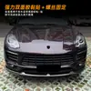 Aplicable a Porsche Macan MK1 2015-2017 Etapa Temprana Lip Frontal Integrado Splitter Frontal Kit de Carrocería Spoiler Modificación