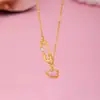 Collar de cadena fina para clavícula rosa dulce y único, ultrabrillante, de alta gama, para mujer, con detalles de diamantes, pasador dulce y fresco con diseño de gota de agua y planeta