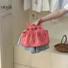 Conjunto de Verão para Meninas Ningli Novo Estilo Coreano Regata Camisole Vazada de Verão para Bebê Menina Jeans Conjunto de Duas Peças