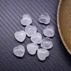 Amazon Suministra un Juego de Siete Piezas de Corazones de Piedras Preciosas de Cristal Natural de 15 mm de Ornamentos de Amatista, Joyería de Ágata de Jade