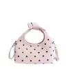 2026 Verano Nuevo Diseño Sentido Retro Bolso de Mano Bolso Dumpling Moda Femenina Lunares Bolso de Hombro Cruzado Individual Bolsos de Mujer al por Mayor
