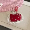 Novo Estilo Coreano Ano Novo Vermelho Festivo Renda Gato Kt Chaveiro Ins Fofo Doce Mochila Pingente Acessórios Atacado