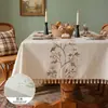 Mantelbordado estilo chino transfronterizo, antideslizante y resistente al desgaste, apto para todas las estaciones, exclusivamente para ventas transfronterizas, tela de lujo ligero de alta gama para mesas de café