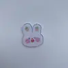 Lindo oso de té de dibujos animados insignia de broche acrílico estudiante mochila estuche para lápices pin premio decoración fábrica al por mayor