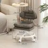 Taburete pequeño con ruedas, taburete bajo con ruedas universales, taburete para niños pequeños, taburete perezoso para uso doméstico, silla pequeña para maniobrar fácilmente, taburete popular en línea