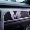 Adornos para Coche con Mariposas de Pedrería Móviles para la Salida de Aire de la Consola Central del Coche, Accesorios Decorativos Creativos para Coche Estilo Sanación