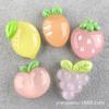 Duomei Materiales DIY Pegamento Crema Dibujo Animado Fruta Luminoso Resina Accesorios Accesorios para el Cabello de Bebé Carcasa de Teléfono Móvil DIY Venta al por Mayor