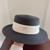 Sombrero de Paja Insignia Metálica Sombrero de Paja Fruncido Nuevo Estilo Verano 2025 Sombrero Cubo Sombrero de Sol de Ala Ancha Retro Protección Solar Moda