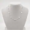 Collar de estrella múltiple simple con joyería transfronteriza europea y americana, accesorios creativos de personalidad femenina, colgante de cadena de clavícula
