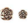 Nueva aleación de joyería, accesorios de flores rosas, bricolaje, ropa hecha a mano, joyería, botón, material, fabricantes al por mayor
