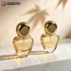 Botella de Base de Maquillaje con Forma de Corazón de 30 ml, Botella de Vidrio Tipo Prensa para Loción Cosmética, Botella de Esencia para el Cuidado de la Piel, Botella Recargable al por Mayor