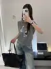 Camiseta de Punto Redonda de Manga Corta Bordada con Dibujo de Pony Estilo Coreano para Mujer, Nueva de Verano, Corte Holgado, Versátil para Reducir la Edad