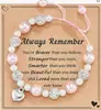 Pulsera para mujer con incrustaciones de diamantes Shambhala Pulsera tejida de perla rosa rosa aleación pulsera de amor con colgante de unicornio